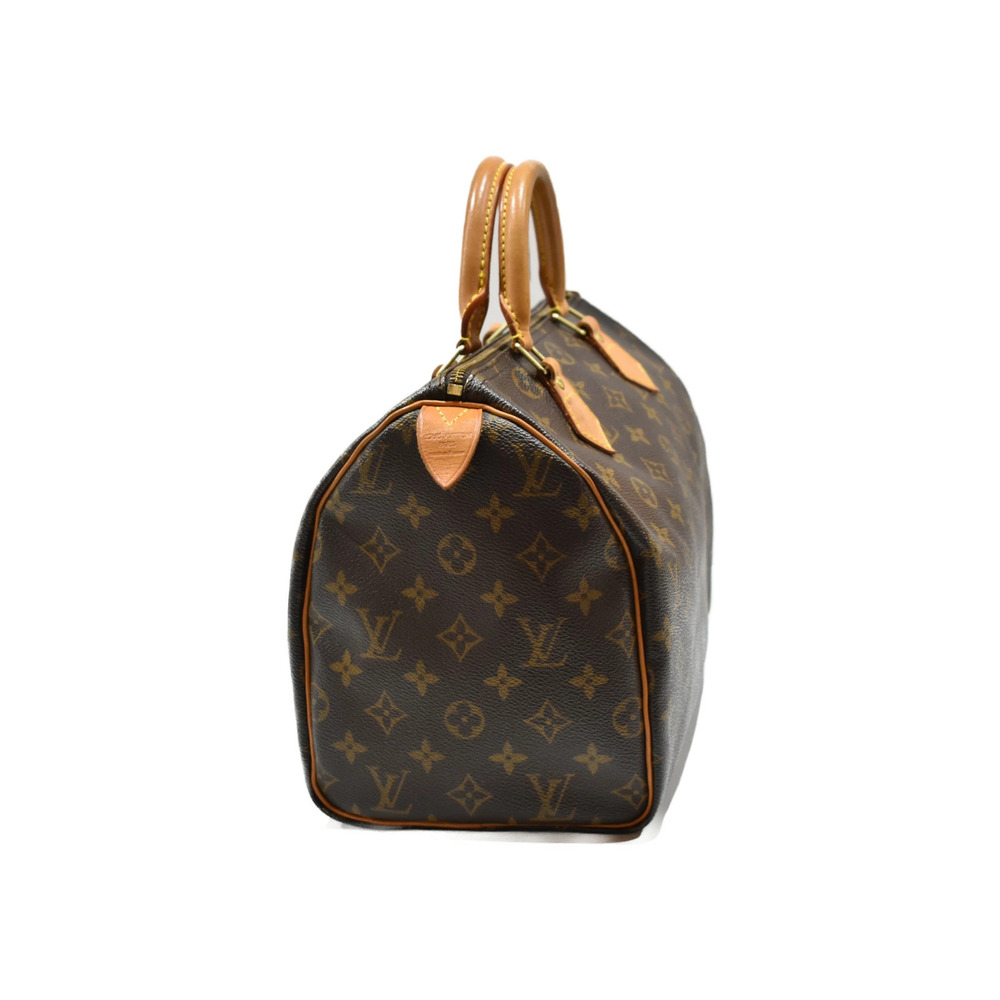 LOUIS VUITTON Speedy Monogram Canvas Bag Handbag Very - Picture 3 of 9
